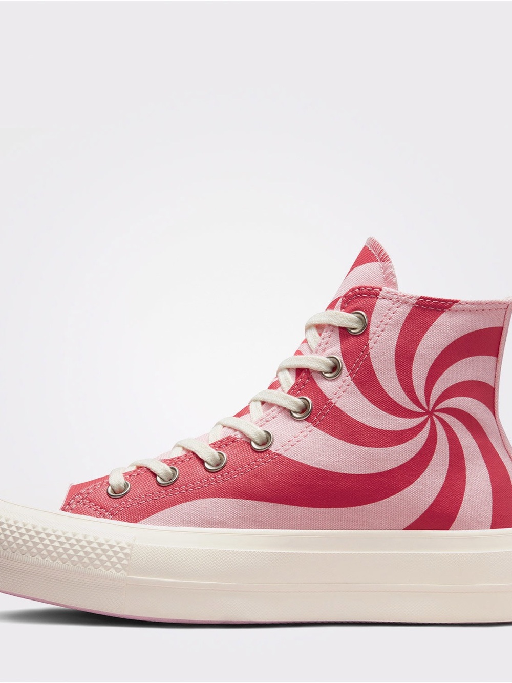 Converse All Star Lift Platform High Top Sneakers Sunrise Pink/Carmine Pink NIB - Picture 4 of 12